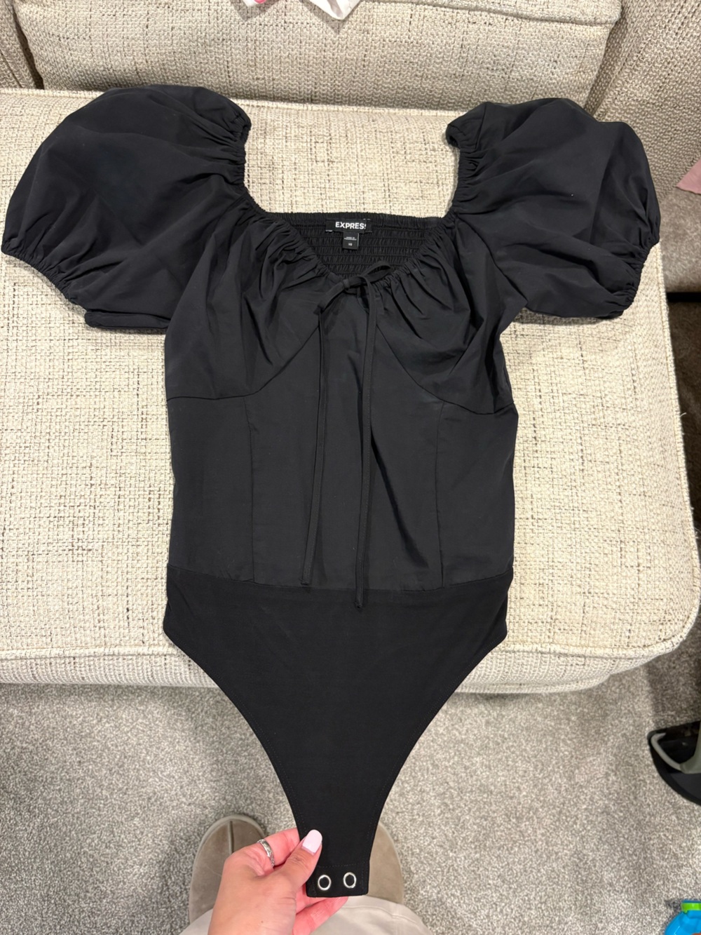 Express Puff Sleeve Bodysuit